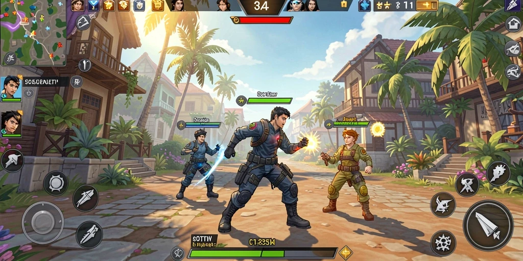 Tampilan gameplay yang colorful dan menarik.