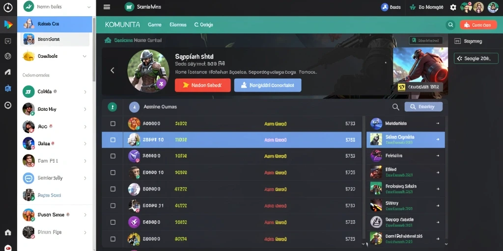 Tampilan antarmuka game yang menarik.