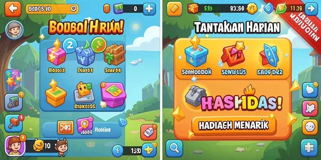 Tampilan antarmuka yang user-friendly.