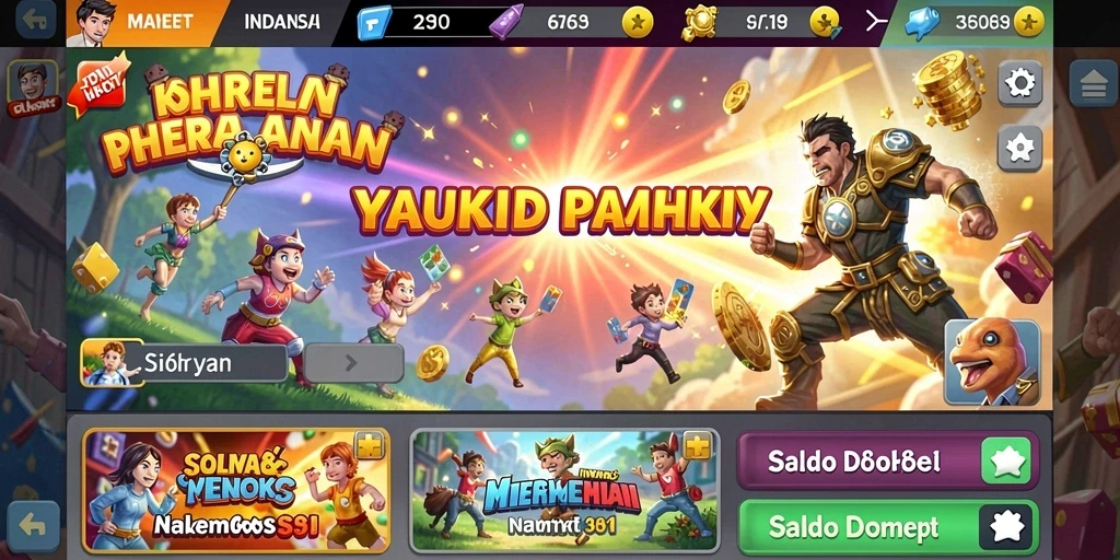 Tampilan grafis yang memukau dan penuh warna.