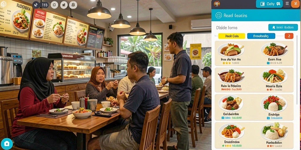 Tampilan antarmuka yang sederhana dan intuitif.