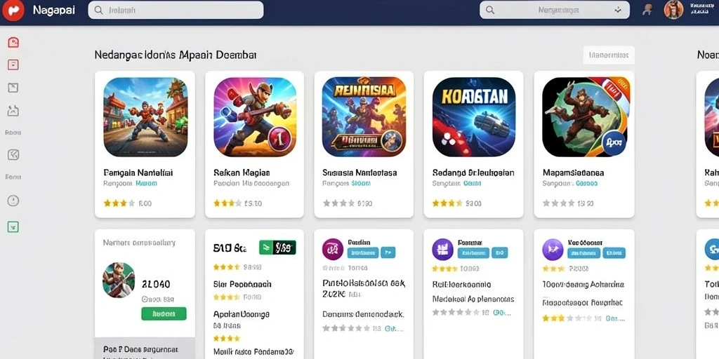 Tampilan antarmuka yang menarik dan modern.