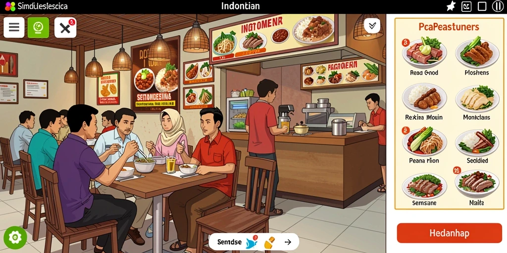 Tampilan antarmuka NUSABET yang intuitif.