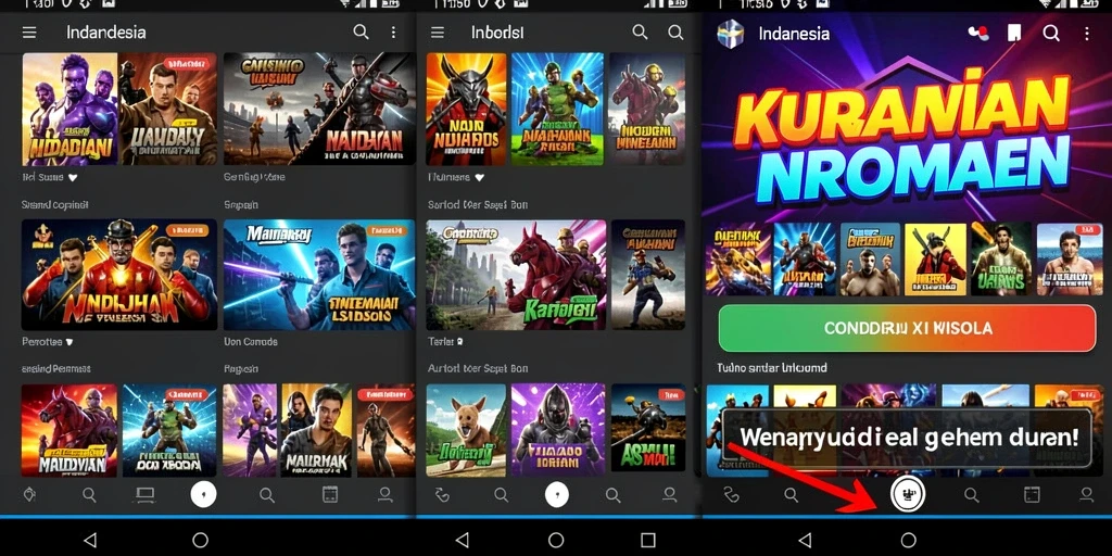 Screenshot menampilkan tampilan grafis yang memukau dari game PP7.