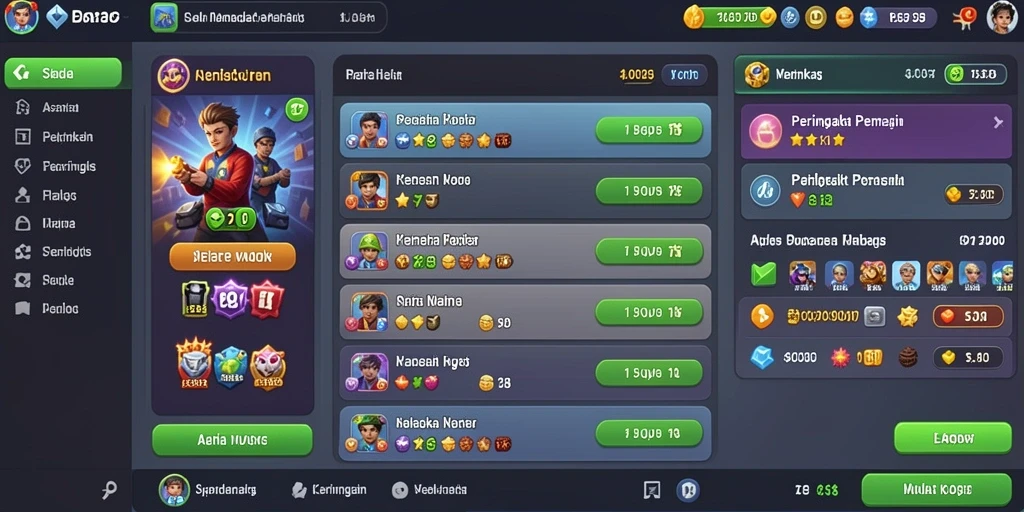 Tampilan beranda aplikasi QQSTAR88 yang menarik.