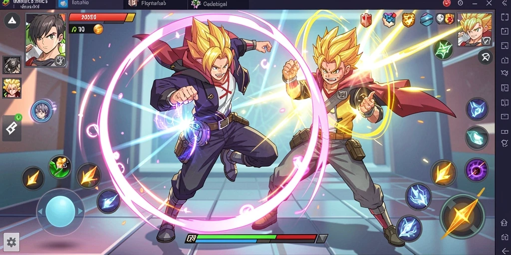 Screenshot menunjukkan level menantang dengan grafik yang menawan.