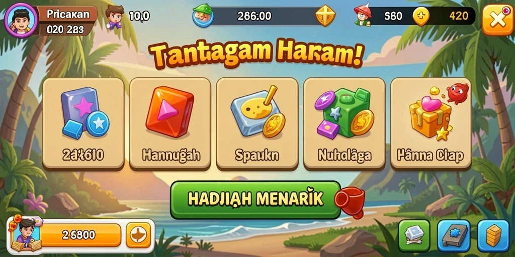 Antarmuka aplikasi yang ramah pengguna.