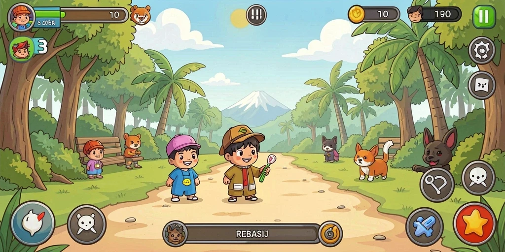 Tampilan antarmuka yang modern dan menarik.