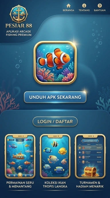 Cuplikan layar menu unduhan pesiar88 untuk perangkat Android
